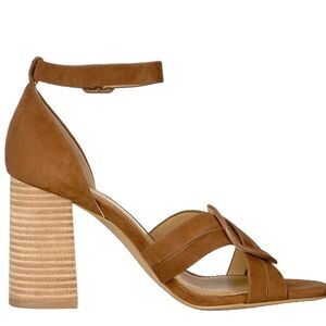 EUC Anthropologie Splendid Tan Tallie Suede Heels 10